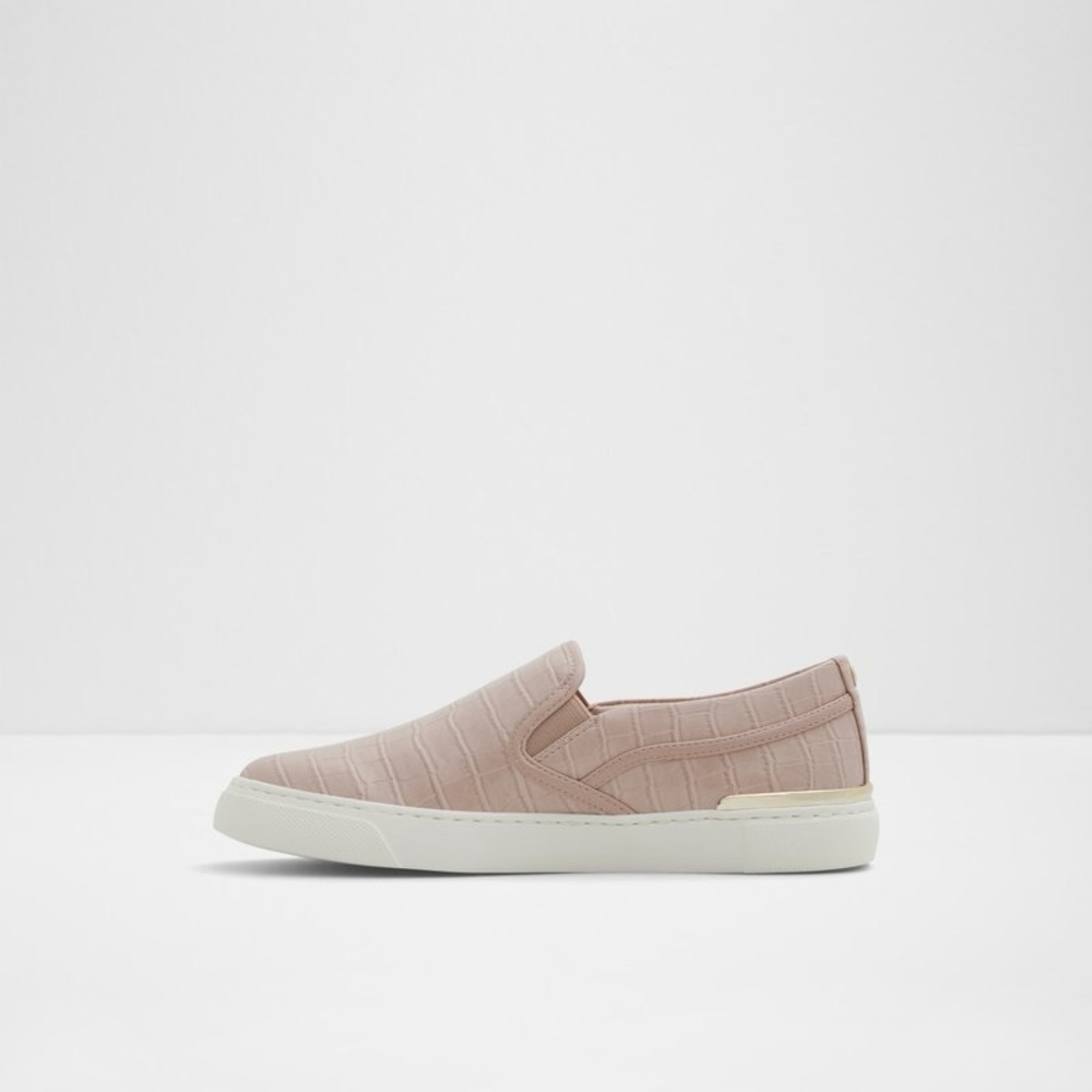 Aldo Women's Pink Slip-On Sneakers